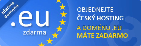 Doména .eu zdarma k hostingu